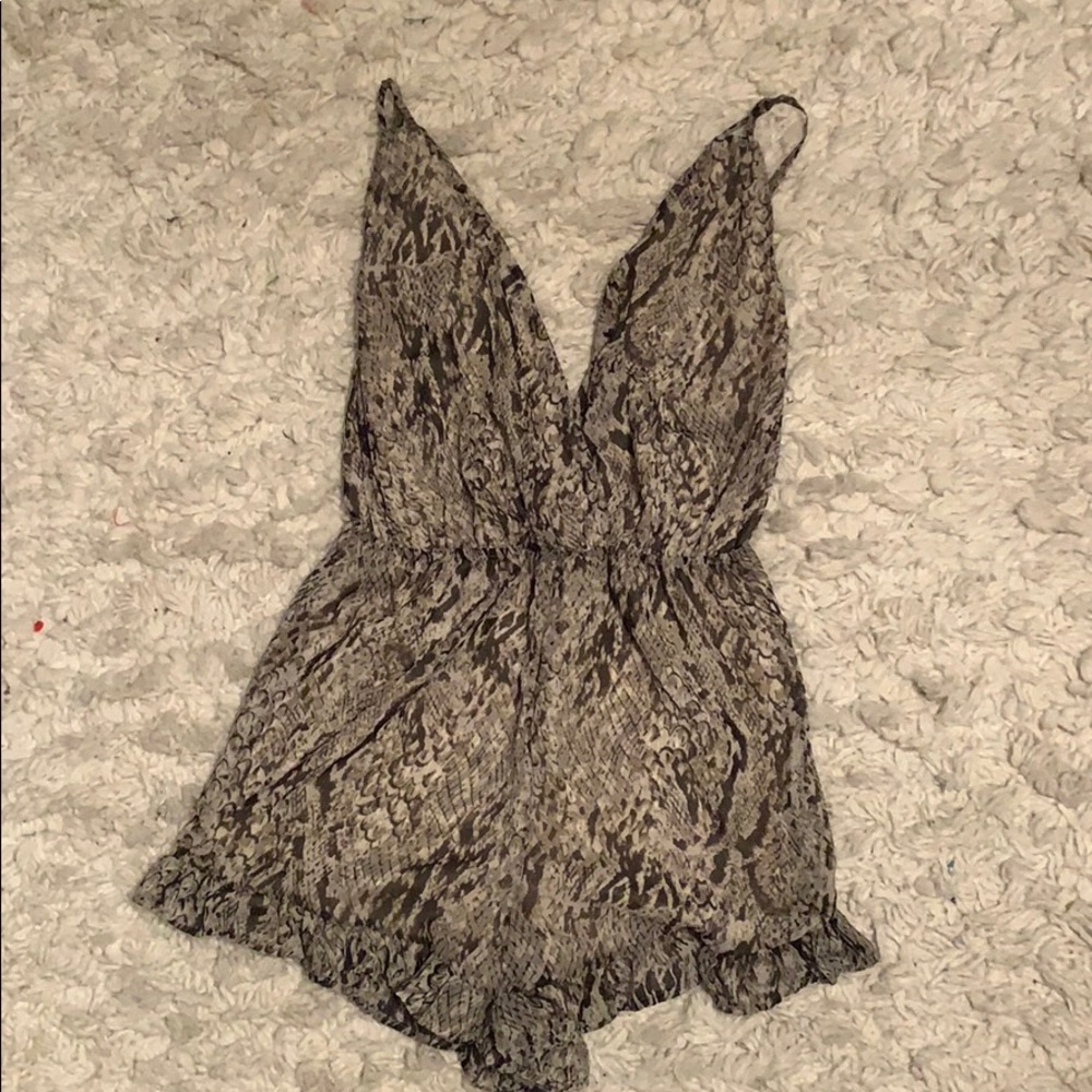 Snakeskin Romper